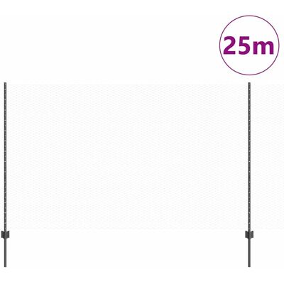 vidaXL U-Channel Grijs 140cm Omheining Hexagonaal 1,4x25m Staal Tuin Balkon vidaXL U-Channel Grijs 140cm Omheining Hexagonaal 1,4x25m Staal Tuin Balkon