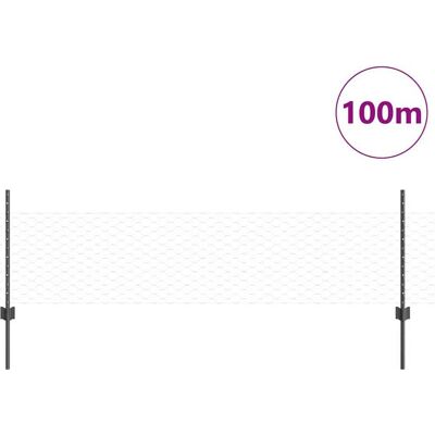 vidaXL Zeshoekige metalen omheining 0,5x100m - Omheining vidaXL Zeshoekige metalen omheining 0,5x100m - Omheining