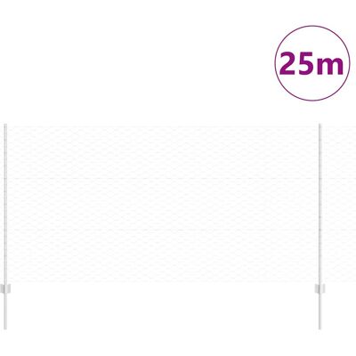 Vidaxl Tuinhek Set 25x1.2m Gegalvaniseerd Staal Vidaxl Tuinhek Set 25x1.2m Gegalvaniseerd Staal