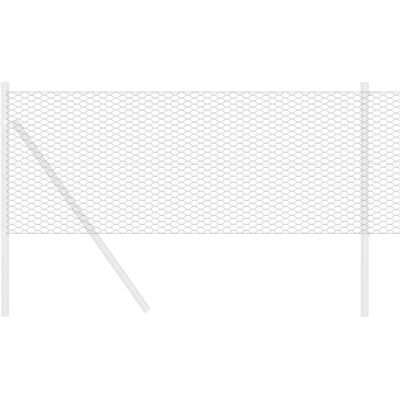 Vidaxl - Zeskantige Grijze Schutting 0.6x100 m Staal Vidaxl - Zeskantige Grijze Schutting 0.6x100 m Staal