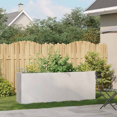 vidaXL Plantenbak 200x40x80 cm roestvrij staal vidaXL Plantenbak 200x40x80 cm roestvrij staal