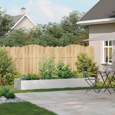 vidaXL RVS plantenbak 280x80x40 cm - Tuinbed vidaXL RVS plantenbak 280x80x40 cm - Tuinbed