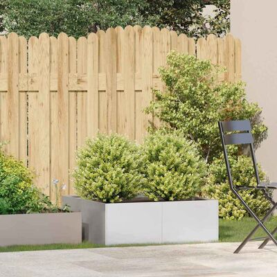 vidaXL Roestvrijstalen 80x80x30 cm Tuinplant - Buiten Bloempot vidaXL Roestvrijstalen 80x80x30 cm Tuinplant - Buiten Bloempot