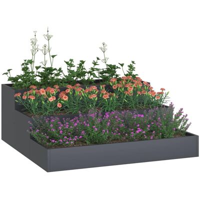 vidaXL Tuinplantbak Anthracite - Tuinplantbak - Anthracite vidaXL Tuinplantbak Anthracite - Tuinplantbak - Anthracite