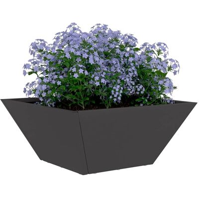 vidaXL Plantenbak Zwart 35 x 35 x 15 cm Koudgewalst staal vidaXL Plantenbak Zwart 35 x 35 x 15 cm Koudgewalst staal