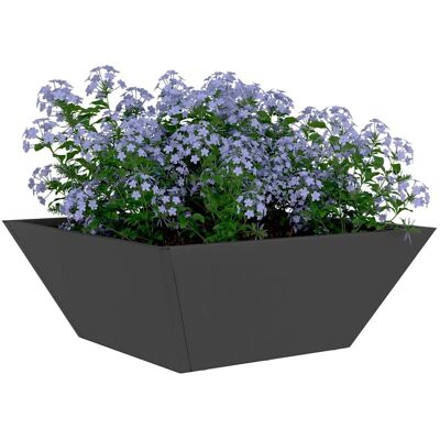 vidaXL Plantenbak 5 st Zwart 40 x 40 x 15 cm Koudgewalst staal vidaXL Plantenbak 5 st Zwart 40 x 40 x 15 cm Koudgewalst staal