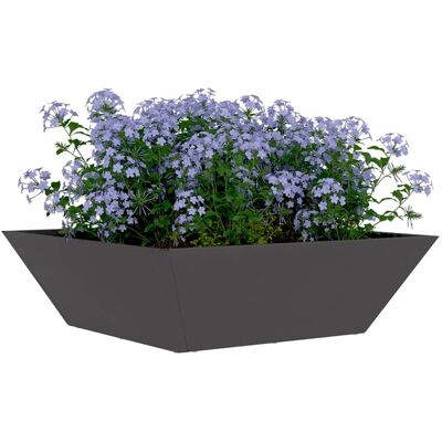 vidaXL Plantenbak 5 st Zwart 50 x 50 x 15 cm Koudgewalst staal vidaXL Plantenbak 5 st Zwart 50 x 50 x 15 cm Koudgewalst staal