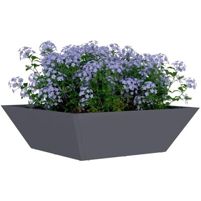 vidaXL Plantenbak 5 st Antraciet 50 x 50 x 15 cm Koudgewalst staal vidaXL Plantenbak 5 st Antraciet 50 x 50 x 15 cm Koudgewalst staal
