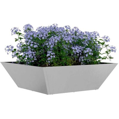 vidaXL Plantenbak Zilver 50 x 50 x 15 cm Roestvrij staal vidaXL Plantenbak Zilver 50 x 50 x 15 cm Roestvrij staal