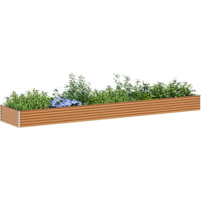 vidaXL Verhoogde plantenbak 485 x 100 x 36 cm Gegalvaniseerd staal vidaXL Verhoogde plantenbak 485 x 100 x 36 cm Gegalvaniseerd staal