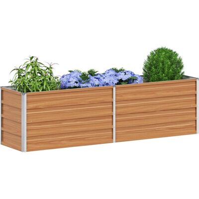 vidaXL Verhoogde plantenbak Licht Bruin 160 x 40 x 45 cm vidaXL Verhoogde plantenbak Licht Bruin 160 x 40 x 45 cm
