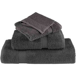 vidaXL Gastendoek SOLUND 10 pcs Antraciet 15 x 21 cm 550 gsm vidaXL Gastendoek SOLUND 10 pcs Antraciet 15 x 21 cm 550 gsm