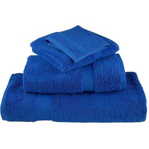 vidaXL Gastendoek SOLUND 4 pcs Blauw 15 x 21 cm 550 gsm vidaXL Gastendoek SOLUND 4 pcs Blauw 15 x 21 cm 550 gsm
