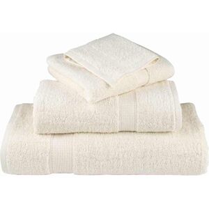 vidaXL Gastendoek SOLUND 10 pcs Crème 15 x 21 cm 550 gsm vidaXL Gastendoek SOLUND 10 pcs Crème 15 x 21 cm 550 gsm
