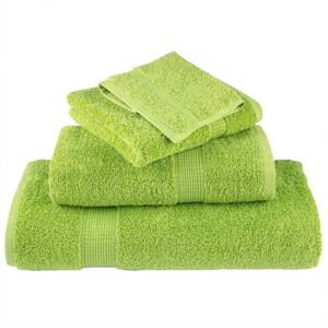 vidaXL Gastendoek SOLUND 2 pcs Groen 15 x 21 cm 550 gsm vidaXL Gastendoek SOLUND 2 pcs Groen 15 x 21 cm 550 gsm