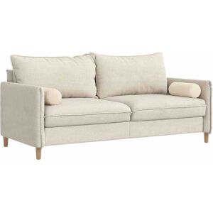 vidaXL Bolster Kussens 2 stuks Beige Ø 15 x 40 cm Microvezel Stof vidaXL Bolster Kussens 2 stuks Beige Ø 15 x 40 cm Microvezel Stof