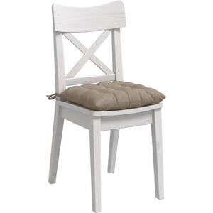vidaXL Zitkussens 4 stuks Taupe 40 x 40 x 6 cm Microfibre vidaXL Zitkussens 4 stuks Taupe 40 x 40 x 6 cm Microfibre