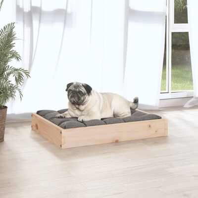 vidaXL Hondenbed van massief dennenhout 61,5x49x9 cm vidaXL Hondenbed van massief dennenhout 61,5x49x9 cm