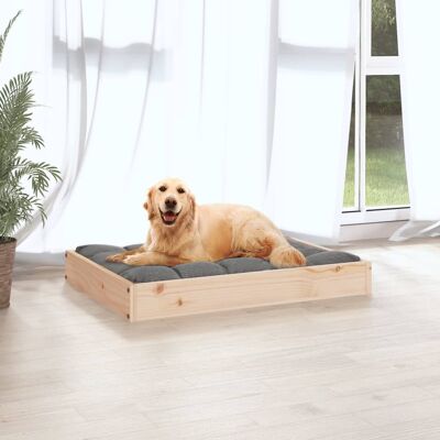 vidaXL Hondenbed 71,5x54x9 cm - Massief dennenhout vidaXL Hondenbed 71,5x54x9 cm - Massief dennenhout