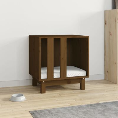 vidaXL hondenhuis Honingbruin - 50x40x52 cm - Houten huisdiervoorziening vidaXL hondenhuis Honingbruin - 50x40x52 cm - Houten huisdiervoorziening