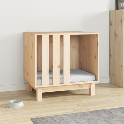 vidaXL Houten Dennen Hondenhok - 60x45x57 cm - Hondenkamp, Huisdierhuis vidaXL Houten Dennen Hondenhok - 60x45x57 cm - Hondenkamp, Huisdierhuis