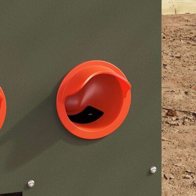 vidaXL Kip voerbak 2 pcs Olijf Groen 60,5 x 29 x 51 cm vidaXL Kip voerbak 2 pcs Olijf Groen 60,5 x 29 x 51 cm
