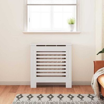 vidaXL Witte MDF radiatorkap - Radiator Cover vidaXL Witte MDF radiatorkap - Radiator Cover
