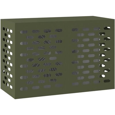 vidaXL Airconditioner hoes Olijfgroen 90 x 40 x 60 cm Staal vidaXL Airconditioner hoes Olijfgroen 90 x 40 x 60 cm Staal