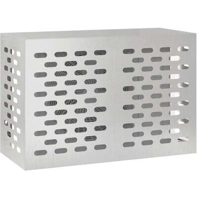 vidaXL - 90x40x60 cm - Zilver - Klimaanlagenafdekking vidaXL - 90x40x60 cm - Zilver - Klimaanlagenafdekking