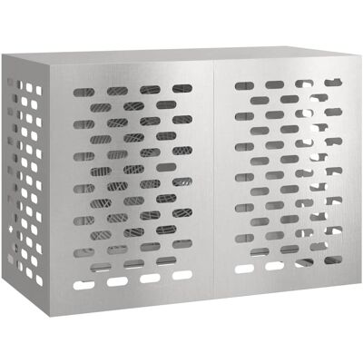 vidaXL - 100x50x70 cm - Roestvast staal - AC-eenheid afdekking vidaXL - 100x50x70 cm - Roestvast staal - AC-eenheid afdekking