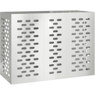vidaXL Airconditioner hoes zilver 110 x 50 x 80 cm vidaXL Airconditioner hoes zilver 110 x 50 x 80 cm