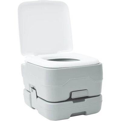 Vidaxl Draagbaar Toilet - Camping Accessoire met Flap Sluiting Vidaxl Draagbaar Toilet - Camping Accessoire met Flap Sluiting