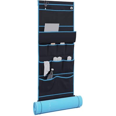 vidaXL Opslagzak met opslag Zwart en Blauw 161 x 58,5 cm oxford vidaXL Opslagzak met opslag Zwart en Blauw 161 x 58,5 cm oxford