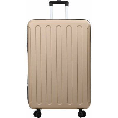 vidaXL Koffer met slot champagne 50 x 30 x 76 cm ABS Kunststof vidaXL Koffer met slot champagne 50 x 30 x 76 cm ABS Kunststof