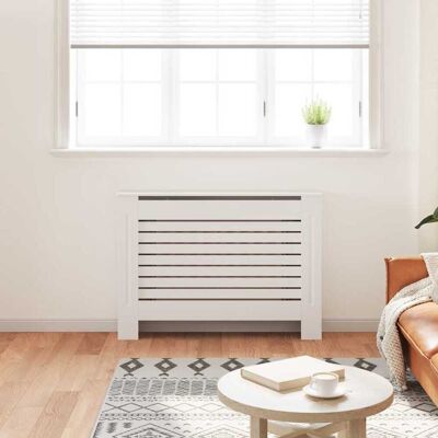 vidaXL Witte MDF Radiatorombouw - Modern en Stijlvol vidaXL Witte MDF Radiatorombouw - Modern en Stijlvol