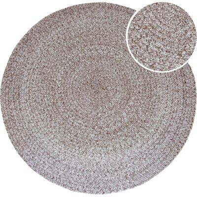 AXI Corfu Buitenkleed – Rond – Ø 180 cm - Bruin AXI Corfu Buitenkleed – Rond – Ø 180 cm - Bruin