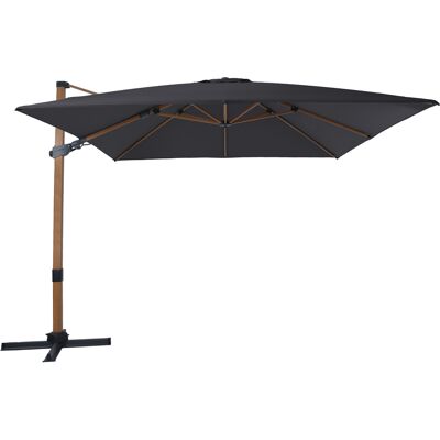 AXI Apollo Premium Zweefparasol 300x300 Houtlook/grijs AXI Apollo Premium Zweefparasol 300x300 Houtlook/grijs