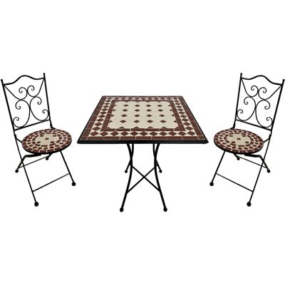 AXI Camilla Mozaïek Bistroset Rood/Wit AXI Camilla Mozaïek Bistroset Rood/Wit