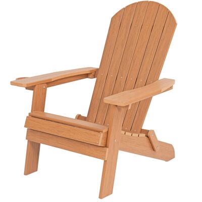 AXI Claire Adirondack Stoel Kunststof opklapbaar Bruin AXI Claire Adirondack Stoel Kunststof opklapbaar Bruin