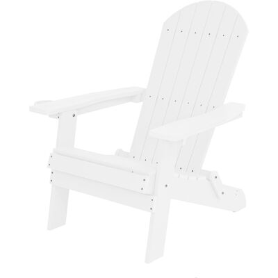 AXI Claire Adirondack Stoel Kunststof opklapbaar Wit AXI Claire Adirondack Stoel Kunststof opklapbaar Wit