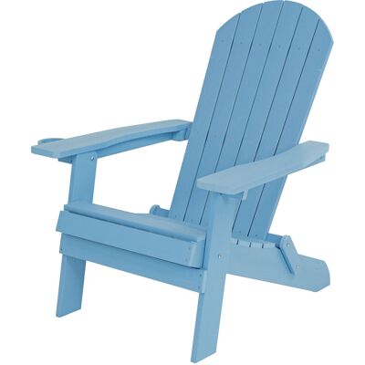 AXI Claire Adirondack Stoel Kunststof opklapbaar Lichtblauw AXI Claire Adirondack Stoel Kunststof opklapbaar Lichtblauw