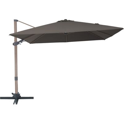 AXI Alina Zweefparasol 300x300cm Eikenlook /taupe AXI Alina Zweefparasol 300x300cm Eikenlook /taupe
