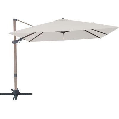 AXI Alina Zweefparasol 300x300cm Eikenlook /beige AXI Alina Zweefparasol 300x300cm Eikenlook /beige