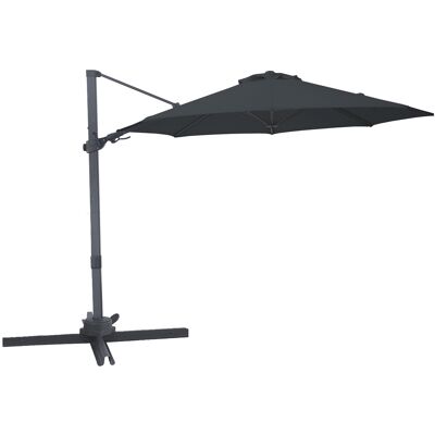 AXI Solis Zweefparasol Ø 300cm Antraciet/grijs AXI Solis Zweefparasol Ø 300cm Antraciet/grijs