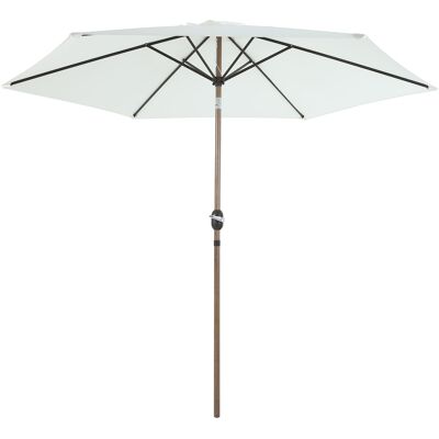 AXI Noor Stokparasol Ø 300cm Eikenlook/beige AXI Noor Stokparasol Ø 300cm Eikenlook/beige