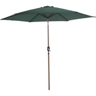 AXI Noor Stokparasol Ø 300cm Eikenlook/groen AXI Noor Stokparasol Ø 300cm Eikenlook/groen