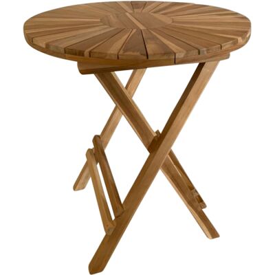 AXI Gia Teak Tuintafel Rond opklapbaar Ø 60 cm AXI Gia Teak Tuintafel Rond opklapbaar Ø 60 cm