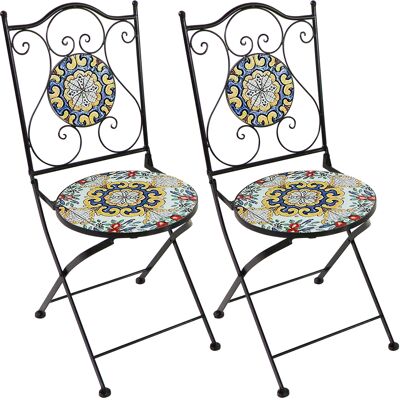 AXI Amélie Bistro Stoelen opklapbaar Klassiek Multikleur – Set 2 stuks AXI Amélie Bistro Stoelen opklapbaar Klassiek Multikleur – Set 2 stuks