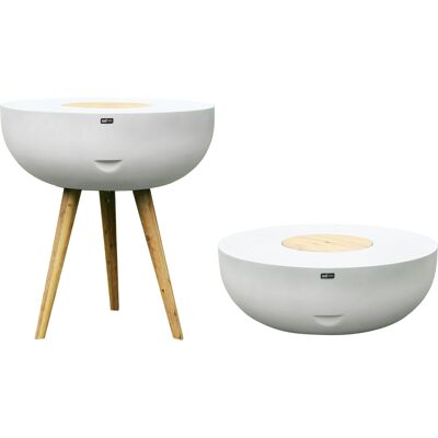 AXI Brandon 2-in-1 statafel / bijzettafel & cooler – Kalksteen look AXI Brandon 2-in-1 statafel / bijzettafel & cooler – Kalksteen look