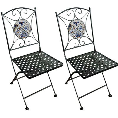 AXI Camilla Bistro Stoelen opklapbaar Zachtblauw – Set 2 stuks AXI Camilla Bistro Stoelen opklapbaar Zachtblauw – Set 2 stuks